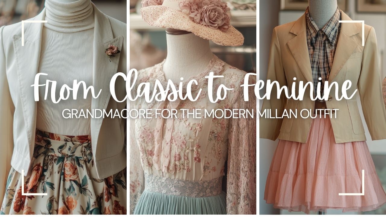 From Classic to Feminine: Grandmacore for the Modern Millan Outfit