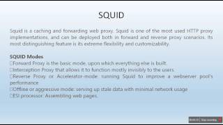 Proxy Server get to know with Squid info - a BYU-I Student Presentation
