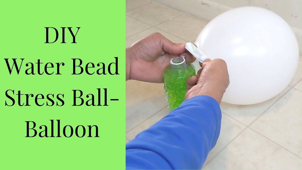 Water Beads Stress Ball Balloon DIY Sensory Ball/Balloon Great Fun Calming Activity For