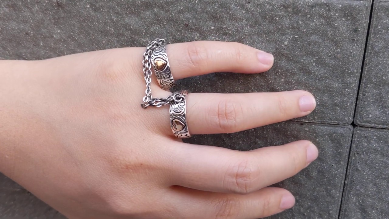 Chained Punk Heart Ring - YouTube