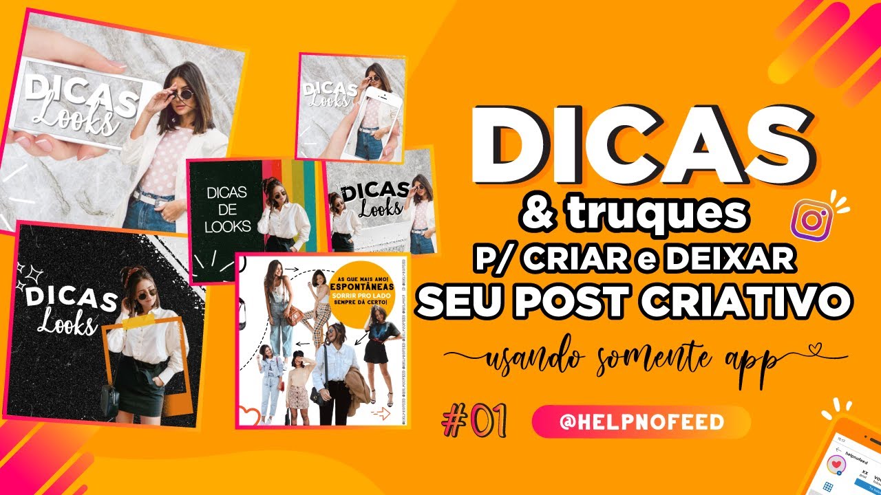 Como Criar Posts Criativos Para O Instagram Usando Somente Aplicativos YouTube