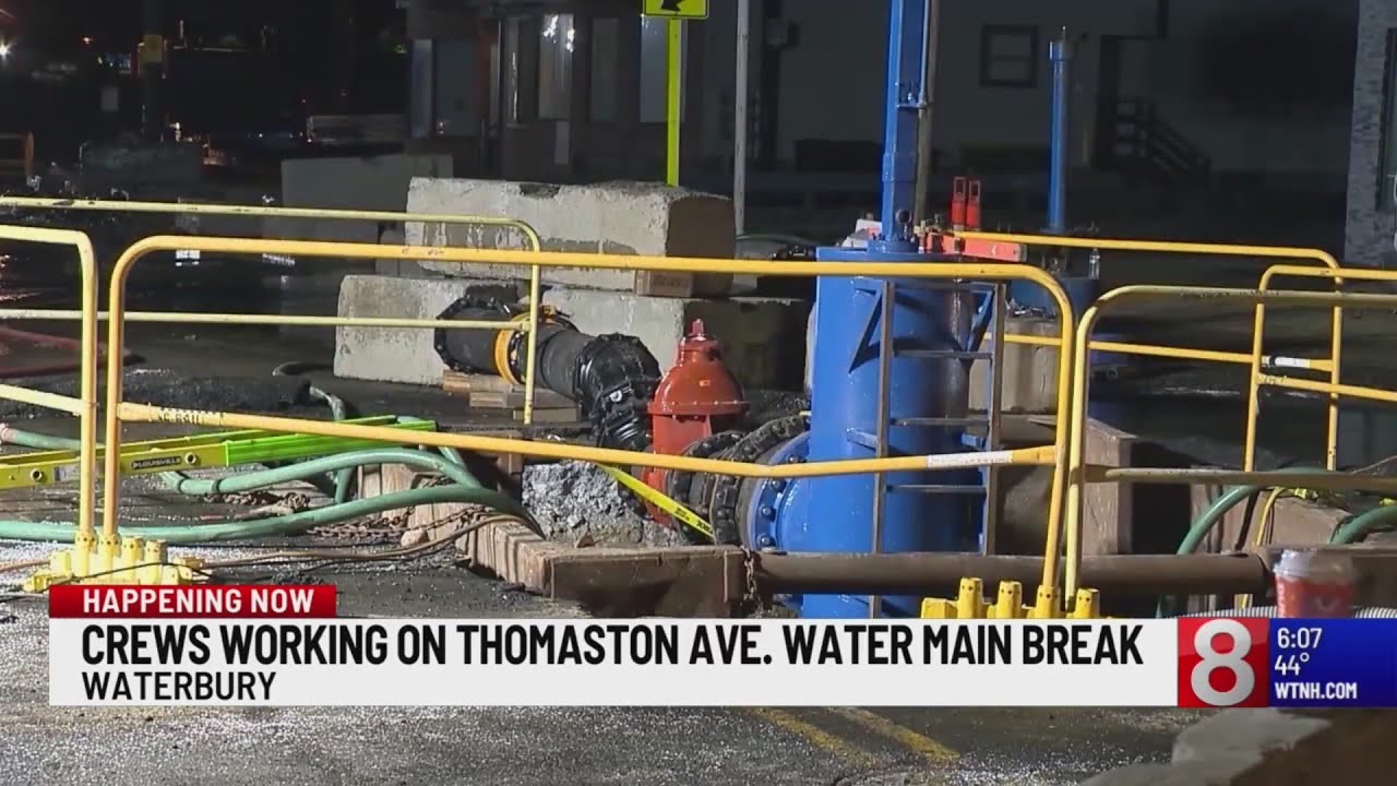 Waterbury not expected to lose water during Thomaston Avenue water main repairs
