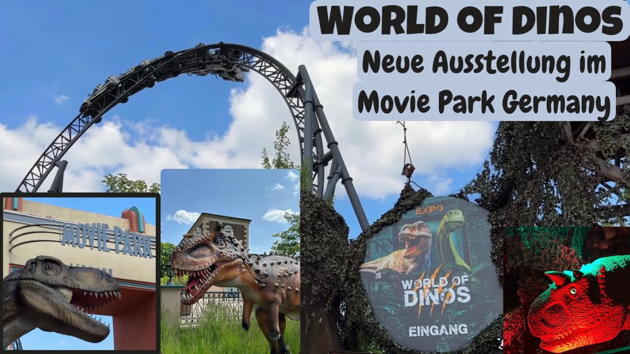 World of Dinos 2025 im Movie Park Germany – Die Dinosaurier sind zurück! 🦖🦕 | Impressionen