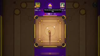 Indirectly potting queen in Mumbai arena 🔥🥶 || HG gaming #carrompool #gaming #indirectshot#miniclip
