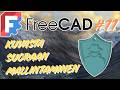FreeCAD Osa 11. - Mallinnetaan suoraan kuvan päälle avaimenperä