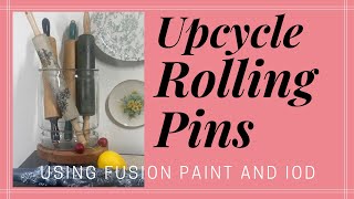 UPCYCLED Rolling Pins into Home Decor - THRIFT STORE Finds
