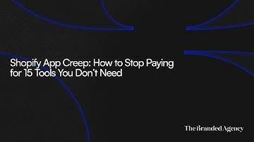 Shopify App Creep How to Stop Paying for 15 Tools You Dont Need