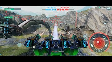 War Robots Test Server Game Play Video #47 || New Heavy Laser Weapons on Behemoth