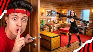 24 HORAS NO BUNKER DO MINECRAFT NA VIDA REAL!
