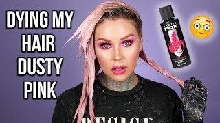 Diy Dusty Pink Hair Color Kristenleannestyle Youtube