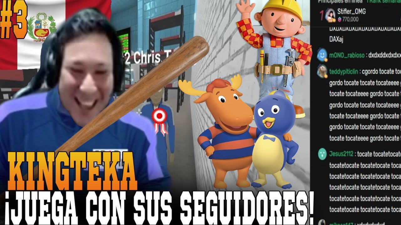 😃KINGTEKA🐷 🐖 VUELVE A JUGAR CRAB GAME ,CON SUS SEGUIDORES [Nº3]AMENAZA CON BAN SI LO MATAN 😂