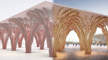 [Grasshopper]Randomly wavy louvers like wood surfaces