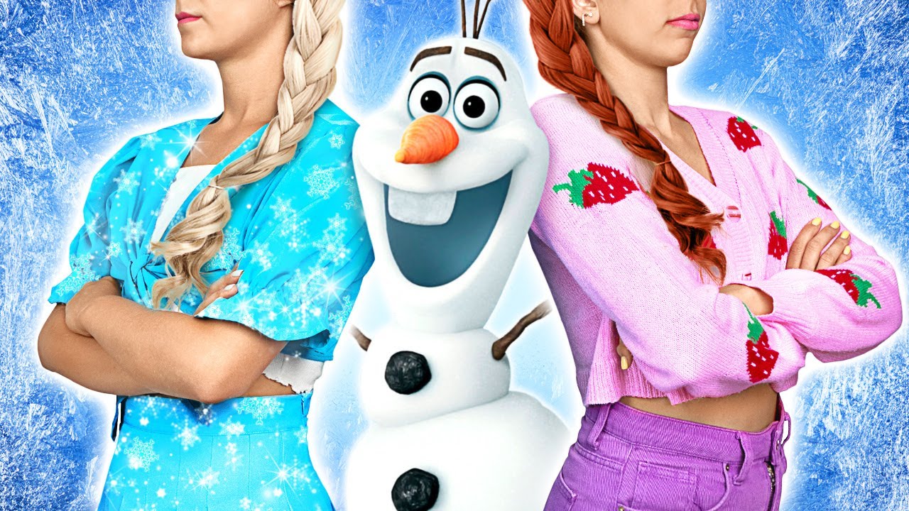 DIY-Kosmetik-Challenge! Elsa VS. Anna — Wer gewinnt den Glam-Battle? ️💄 ...