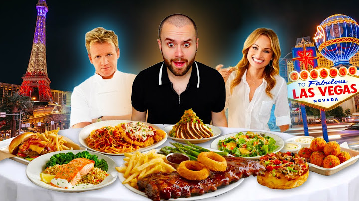 I ate at Las Vegas Celebrity Chef Restaurants for 48 HOURS