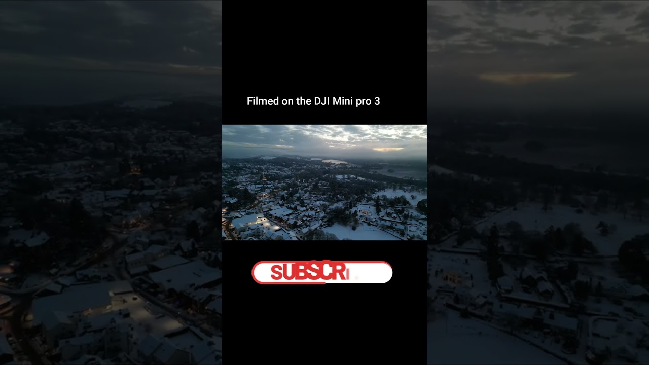 Exploring the Winter Wonderland of Lake District with DJI mini pro 3 