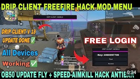 DRIP CLIENT OB51 UPDATE | OB51 FF HACK | FREE FIRE MOD MENU | FF HACK