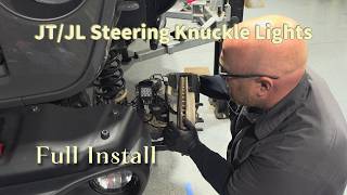 JT JL Steering Knuckle Lights install