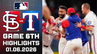 St. Louis Cardinals Vs Texas Rangers Game 6th Highlights June 1, 2026 MLB Season 2026