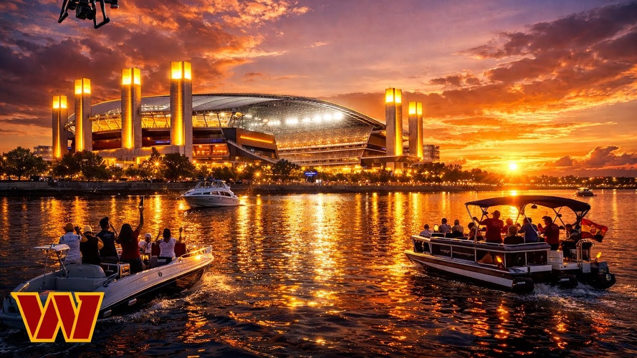 DC Commanders New Stadium REVEALED! | Clean River, Epic Design & Game-Changing Future!