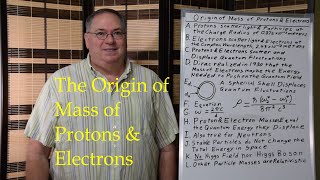 Origin of Mass of Protons and Electrons