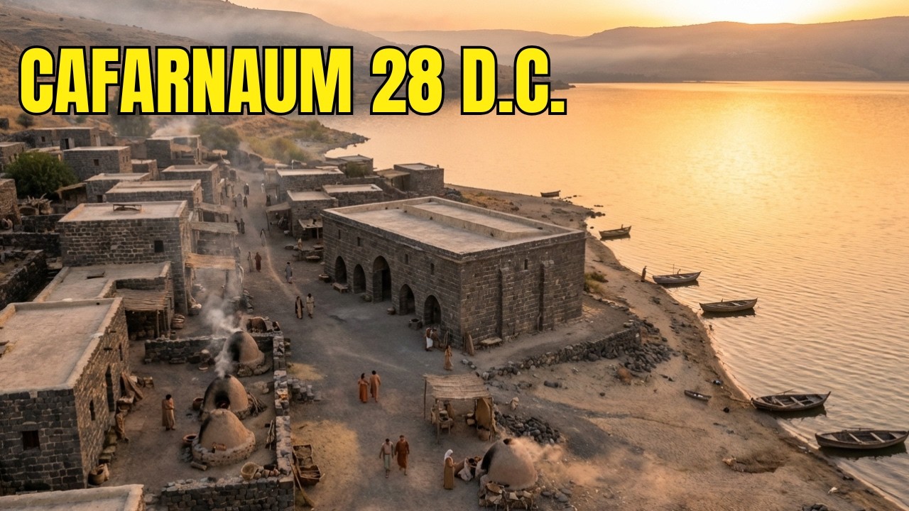 Assim Era a Vida Em Cafarnaum Na Época de Jesus | 28 D.C. | A cidade dos Apóstolos | (Com IA)
