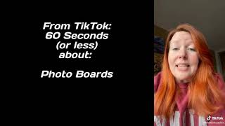 Photo boards at funeral homes