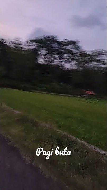 perhatikan, naik motor pagi buta