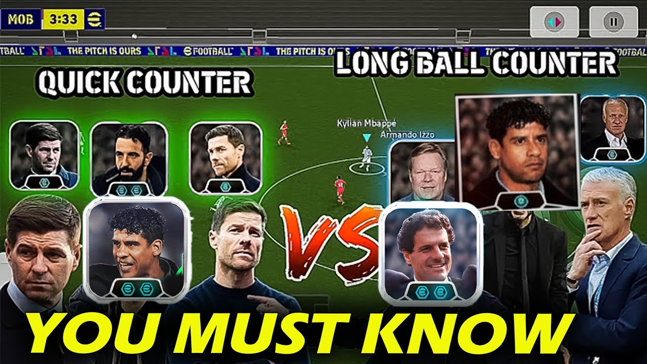Don’t Use the Wrong Playstyle! 😳 QUICK COUNTER vs LONG BALL COUNTER Explained in eFootball 2026