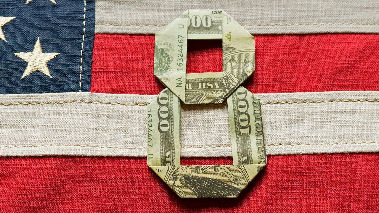 Diagram Dollar Origami Number 3