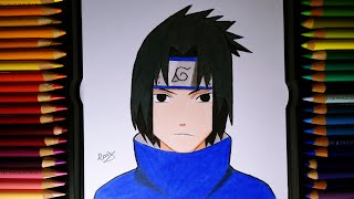 Desenhos de Sasuke Poderoso 3 para Colorir e Imprimir
