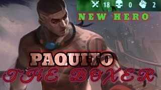 TUPZ TV MLBB | advance server | NEW HERO PAQUITO | THE BOXER