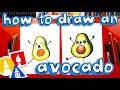 How To Draw A Funny Avocado