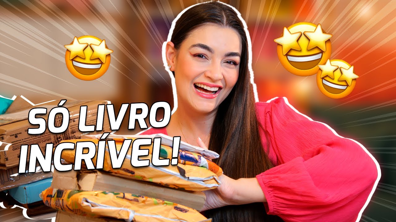 UNBOXING: 50 LIVROS INCRÍVEIS! 🤩🤩🤩