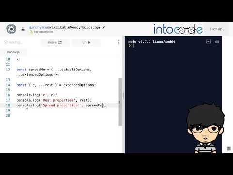 ES2018 Rest/Spread properties คืออะไร ใช้งานอย่างไร
