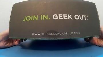 Unboxing Thinkgeek Capsule #1
