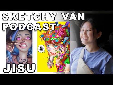Why You Don't Need Art School - Sketchy Van Podcast #55 Jisu