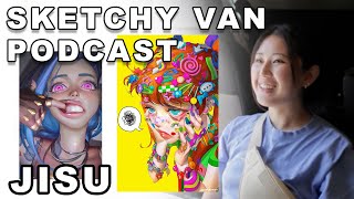 Why You Don't Need Art School - Sketchy Van Podcast #55 Jisu