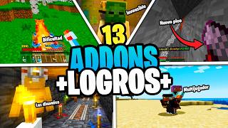 13 Addons Que No Desactivan Los Logros En Minecraft Bedrock 100% Survival V26.1