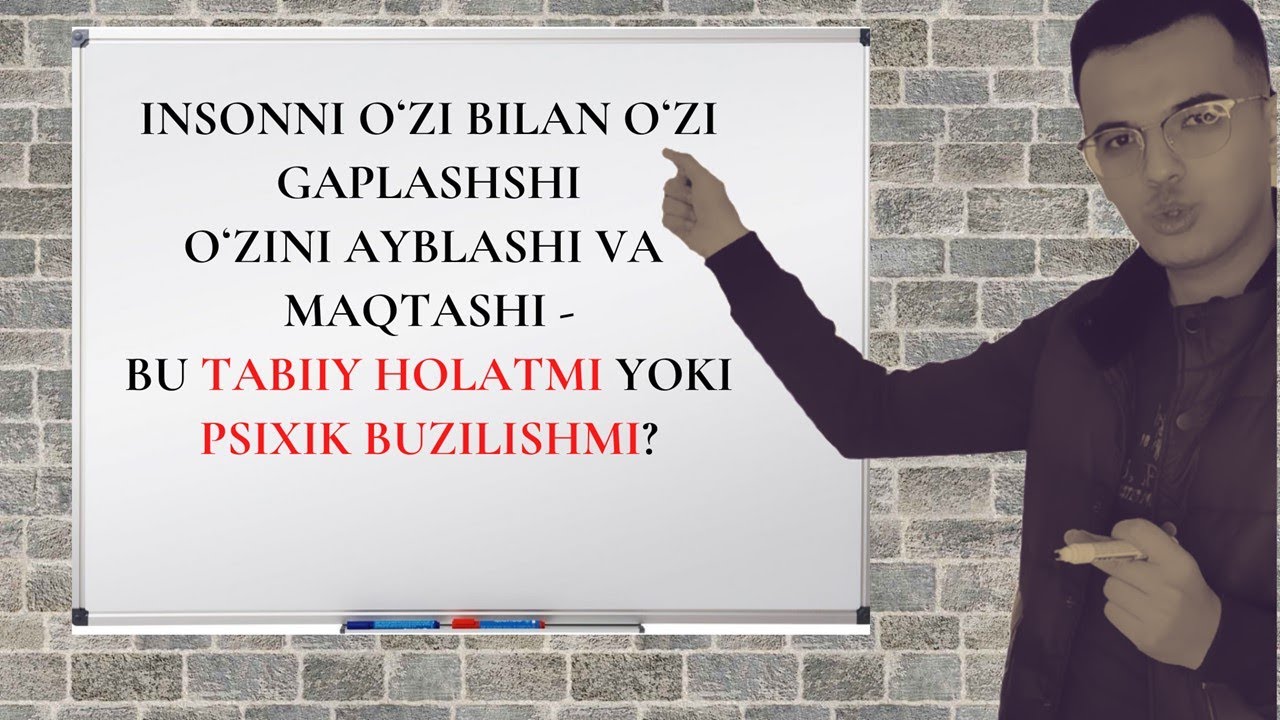 Инсонни ичидаги қарама-қарши фикрлар ва ўз-ўзи билан гаплашиш - Табиий холат ёки психик бузилиш?
