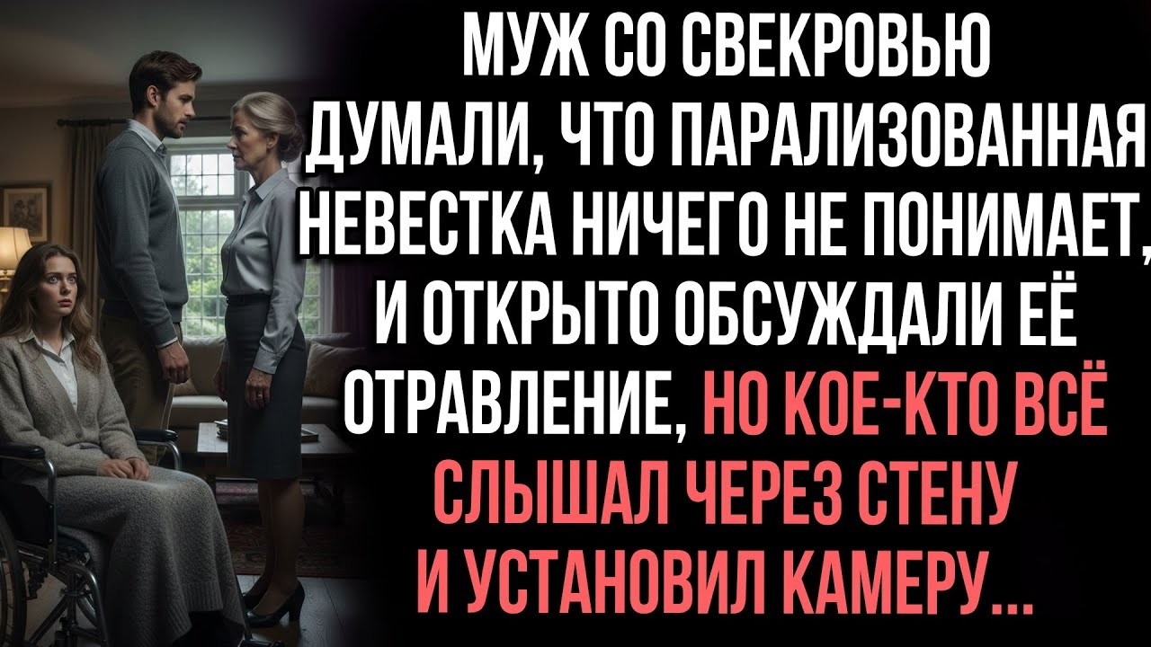 Муж и свекровь пытались убить жену — сосед всё снял!