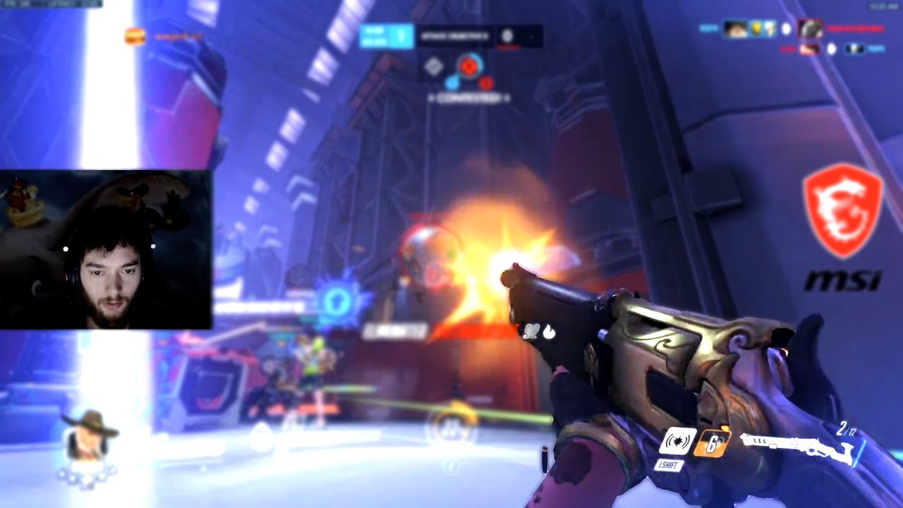 Dafran Top 500 Ashe gameplay - Overwatch Season 32