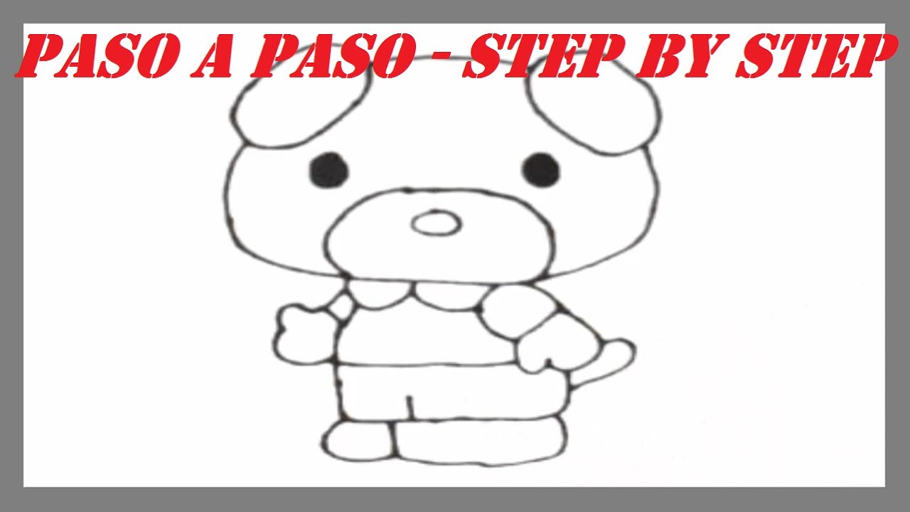 Como dibujar a Rory o Jodie de Hello Kitty l How to draw Rory or Jodie ...