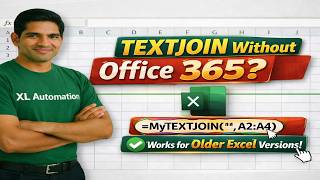 I Found a Hidden TEXTJOIN Trick in Old Excel | You Won’t Believe What Works Without Office 365