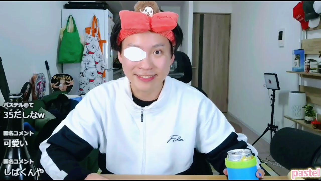 怒ると口が尖るティー山くん