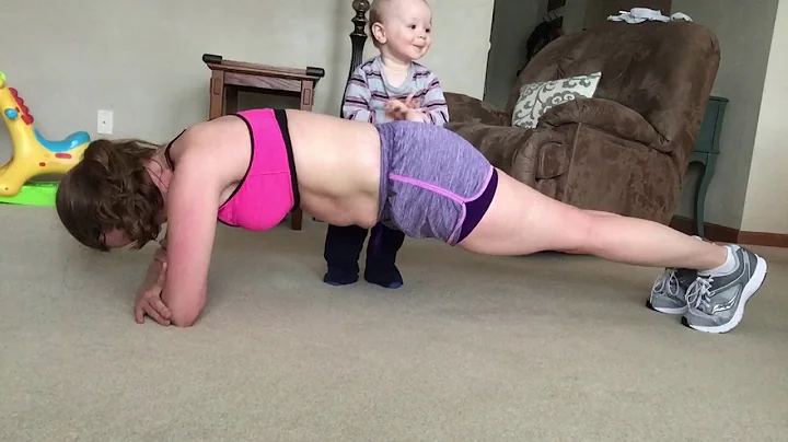 5 Min Core on The Floor with Littles!