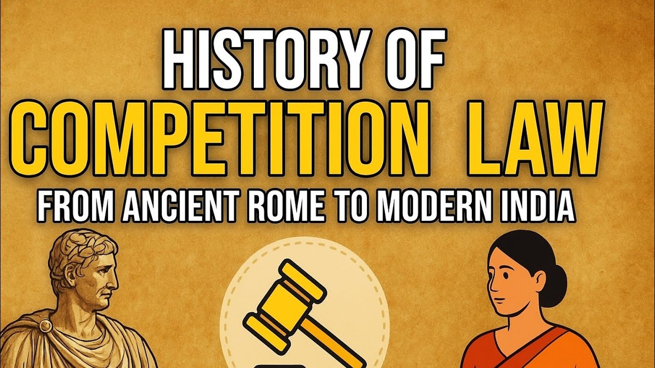 𝐇𝐢𝐬𝐭𝐨𝐫𝐲 𝐎𝐟 𝐂𝐨𝐦𝐩𝐞𝐭𝐢𝐭𝐢𝐨𝐧 𝐋𝐚𝐰 𝐅𝐫𝐨𝐦 𝐀𝐧𝐜𝐢𝐞𝐧𝐭 𝐑𝐨𝐦𝐞 𝐓𝐨 𝐌𝐨𝐝𝐞𝐫𝐧 𝐈𝐧𝐝𝐢𝐚. 