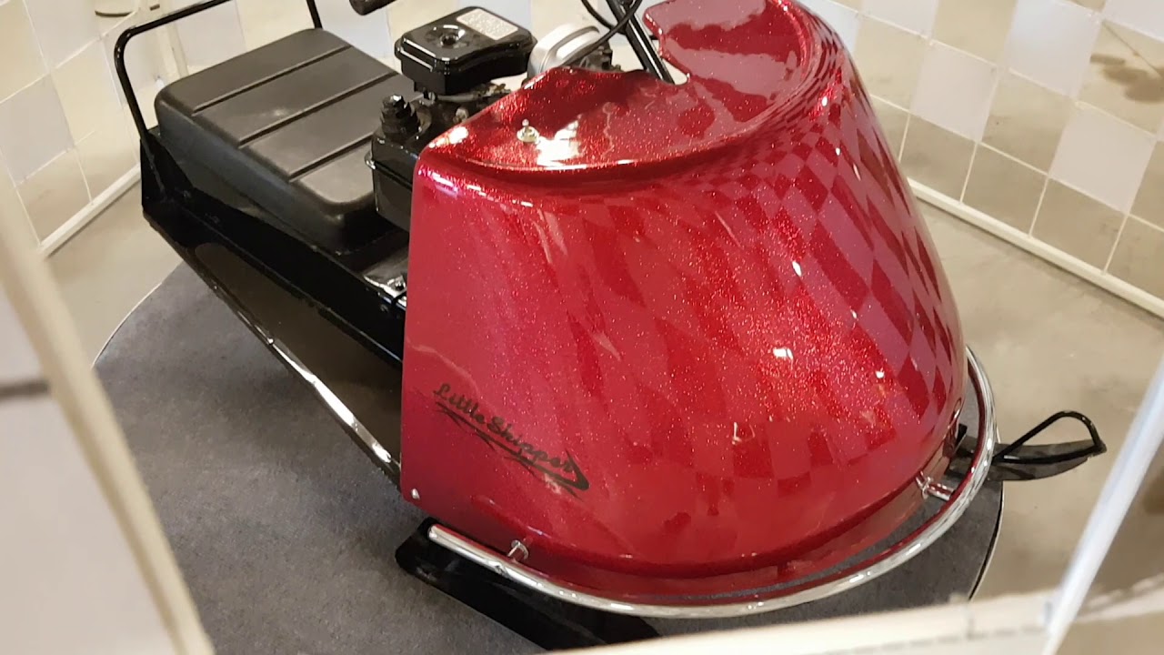 LITTLE SKIPPER SNOWMOBILE AT VSCA VINTAGE SNOWMOBILE SHOW IN LOWVILLE NY