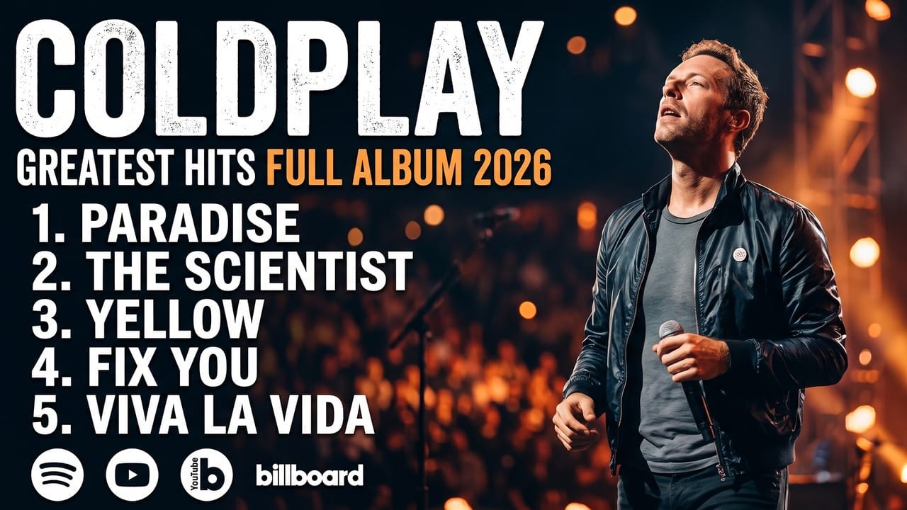 Best of Coldplay ♡ Top Songs 2026 Playlist || Yellow, My Universe,...