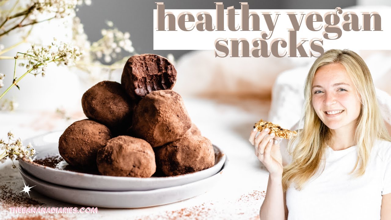 No Bake Healthy Vegan Snacks Protein Packed, Gluten Free, Meal Prep