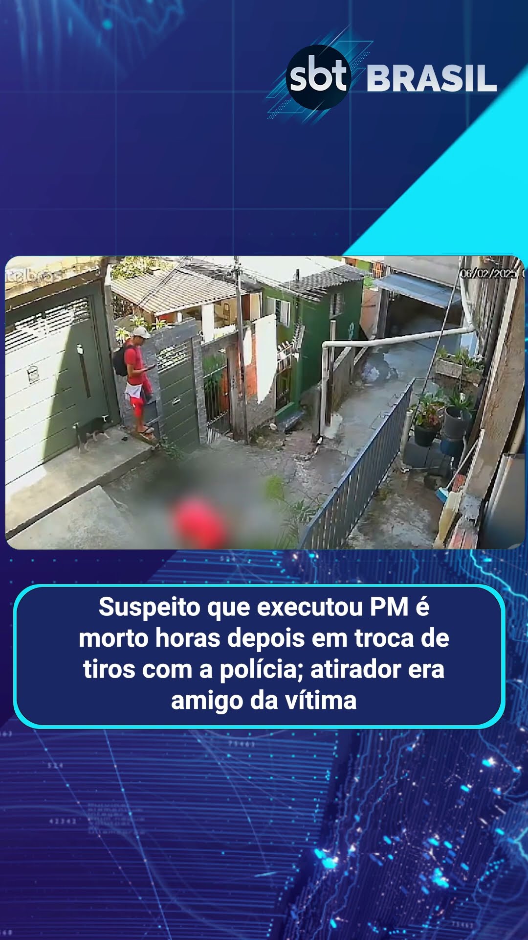 PM influenciador digital é executado a tiros na zona norte de São Paulo | SBT Brasil (06/02/25)